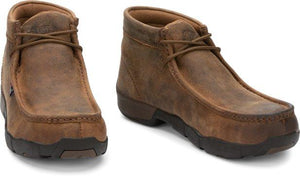 Justin Work Boots Justin Men's Cappie Brown Steel Toe Driving Mocs - 235