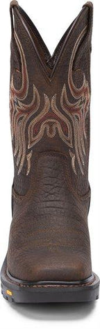 Justin Work Boots Justin Men's Commander X5 Driscoll Mahogany Ortholite Work Boots WK2110