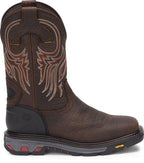 Justin Work Boots Justin Men's Commander X5 Driscoll Mahogany Ortholite Work Boots WK2110