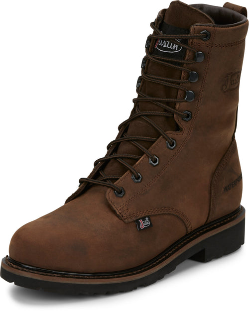 Justin Work Boots Justin Men's Drywall Waterproof Steel Toe Work Boots SE961