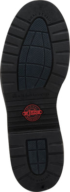 Justin Work Boots Justin Men's Gaucho Tan Deep Scallop Steel Toe Work Boots - 4445