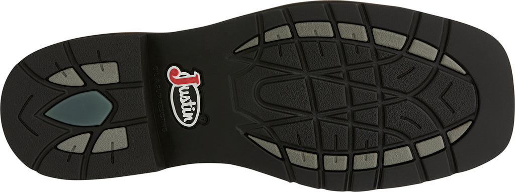 Justin Work Boots Justin Men's Stampede Driller Brown Steel Toe Work Boots SE4690