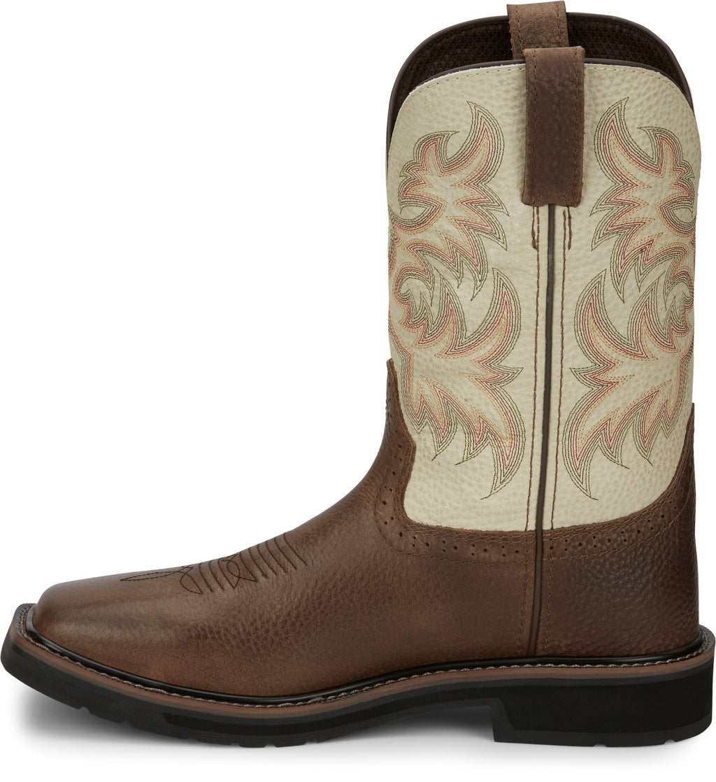 Justin Work Boots Justin Men's Stampede Driller Copper Steel Toe Work Boots SE4684