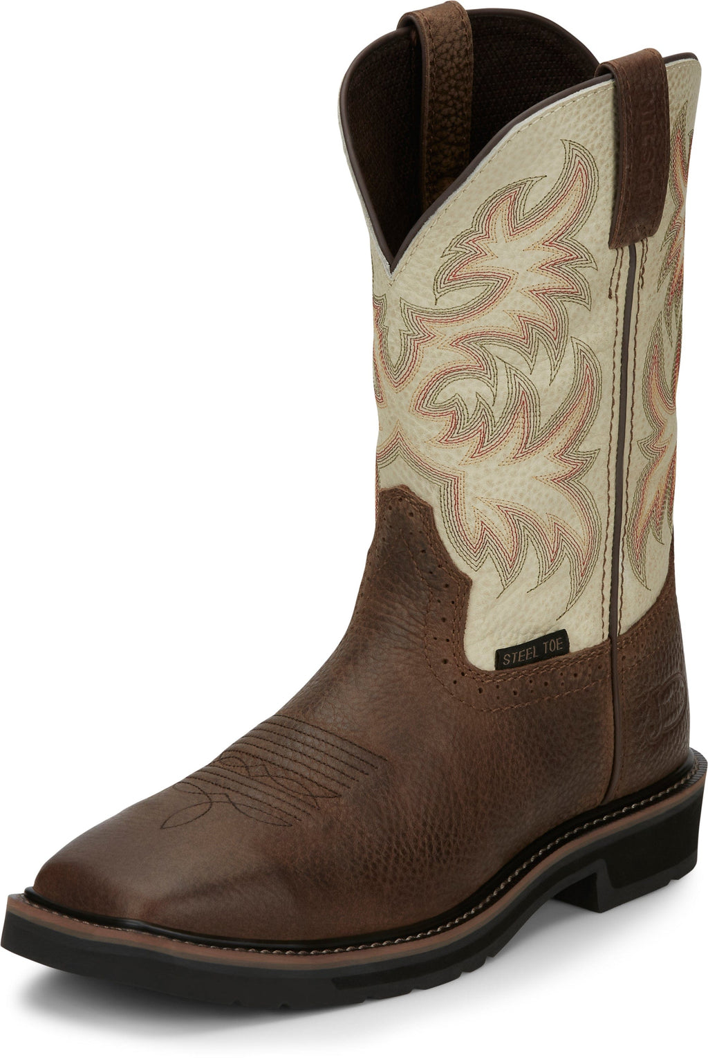 Justin Work Boots Justin Men's Stampede Driller Copper Steel Toe Work Boots SE4684