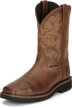 Justin Work Boots Justin Men's Stampede Handler Brown Safety Toe Work Boots - SE4824