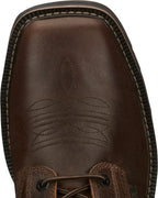 Justin Work Boots Justin Men's Stampede Pulley Brown Steel Toe Work Boots SE682