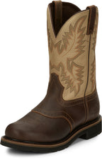 Justin Work Boots Justin Men's Superintendent Golden Brown Work Boots SE4660
