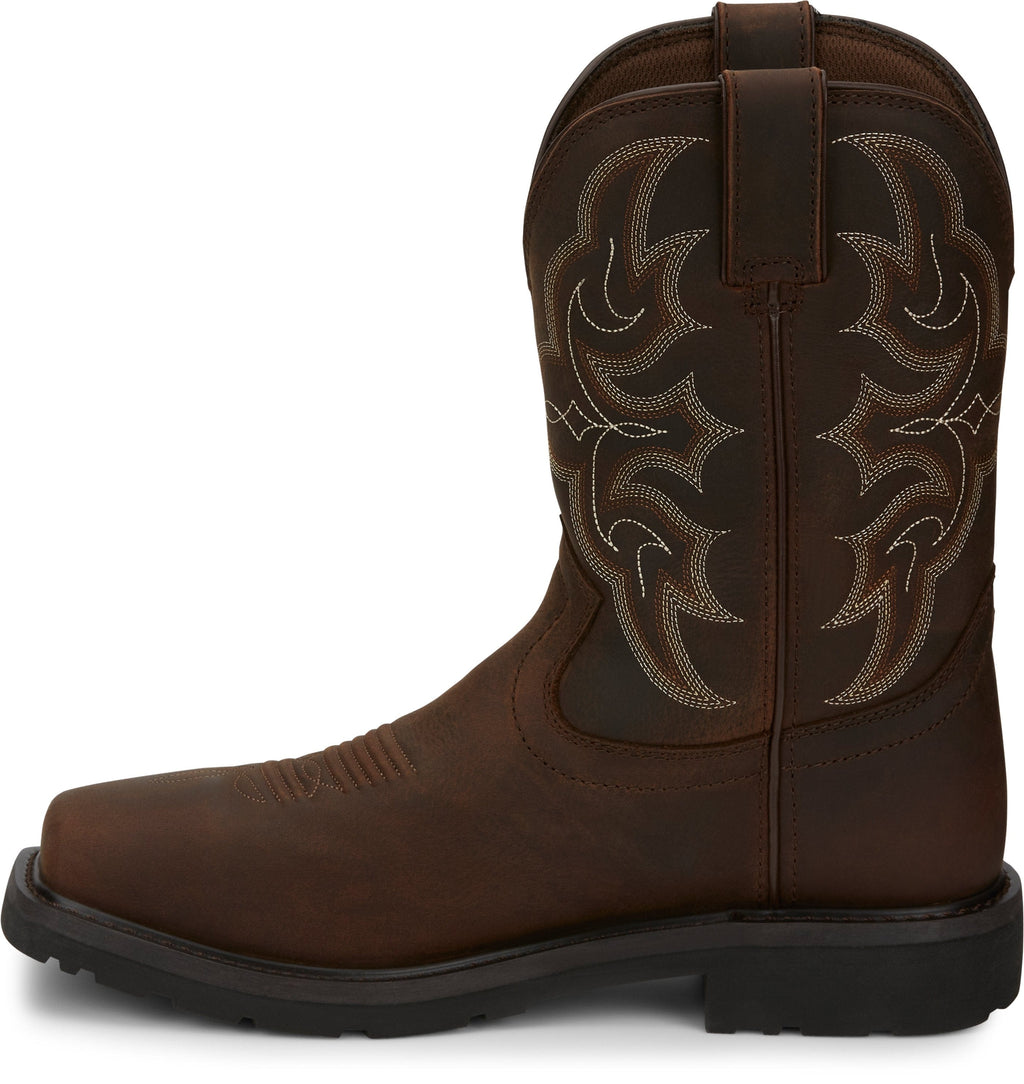 Justin Work Boots Justin Stamped Ricochet Composite Toe Men's Western Work Boot - SE3003
