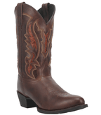 LAREDO Boots Laredo Men's Silas Chocolate Leather Western Boots 68469