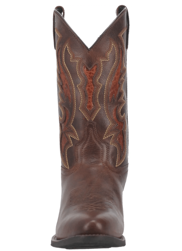LAREDO Boots Laredo Men's Silas Chocolate Leather Western Boots 68469