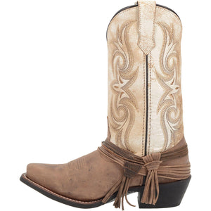 LAREDO Boots Laredo Women's Myra Sand White Western Boots 51091