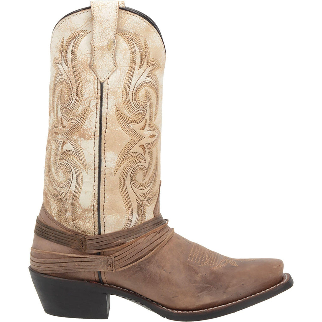 LAREDO Boots Laredo Women's Myra Sand White Western Boots 51091