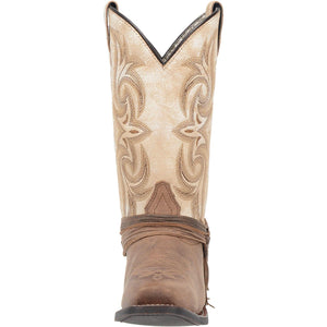 LAREDO Boots Laredo Women's Myra Sand White Western Boots 51091