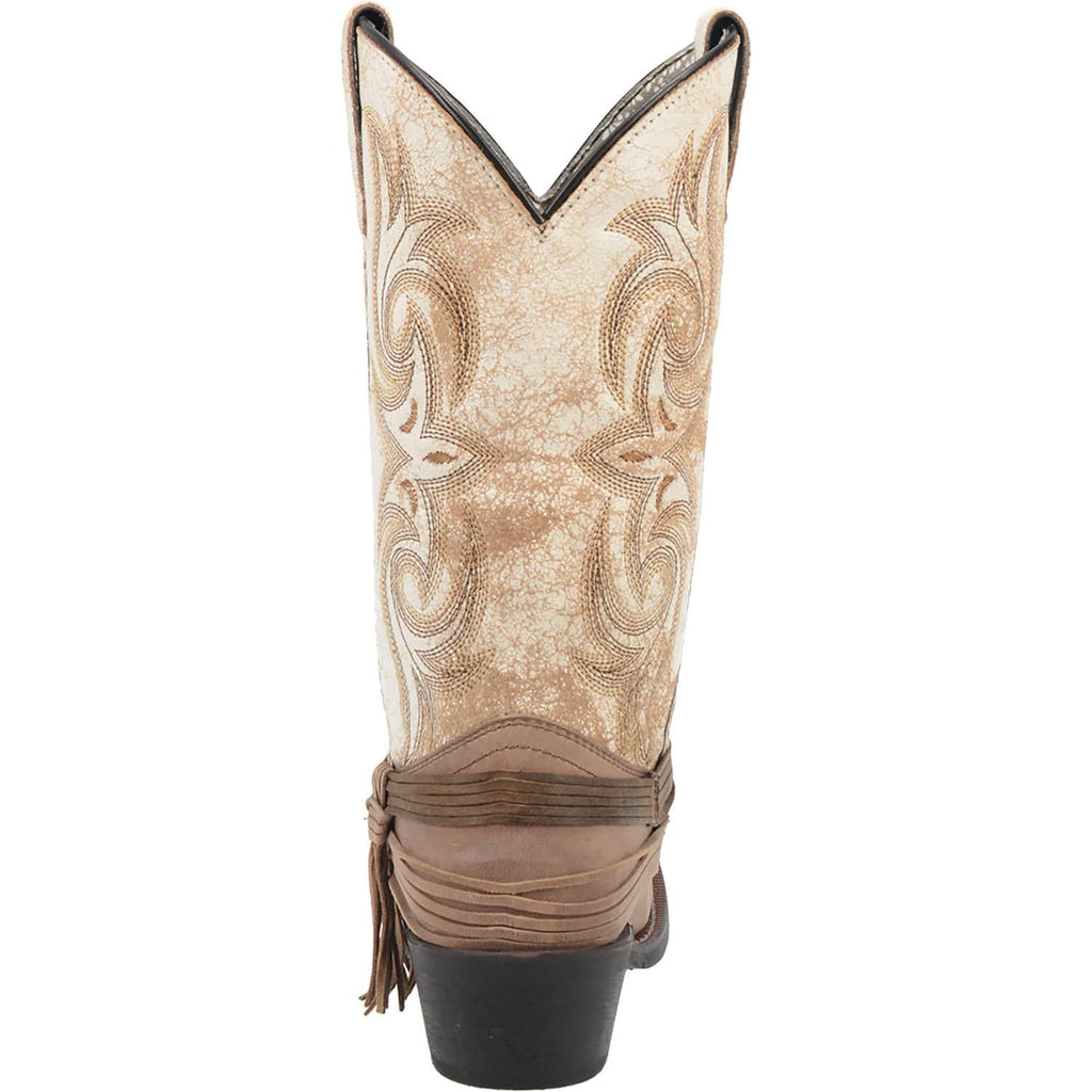 LAREDO Boots Laredo Women's Myra Sand White Western Boots 51091