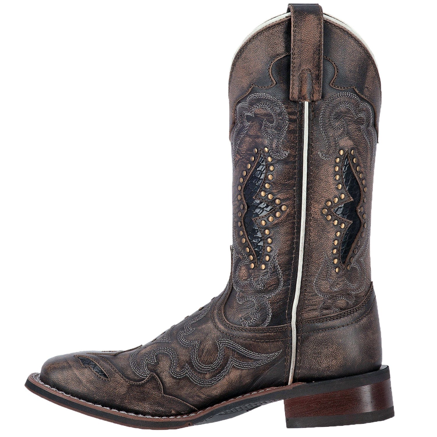 LAREDO Boots Laredo Women's Spellbound Black Leather Cowgirl Boots 5660