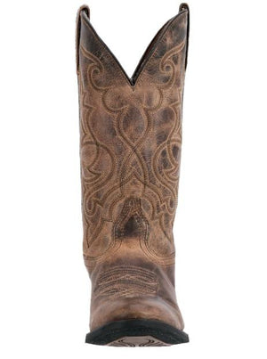 LAREDO Boots Laredo Women'sMaddie Distressed Tan Leather Cowgirl Boots 51112