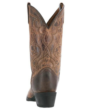 LAREDO Boots Laredo Women'sMaddie Distressed Tan Leather Cowgirl Boots 51112