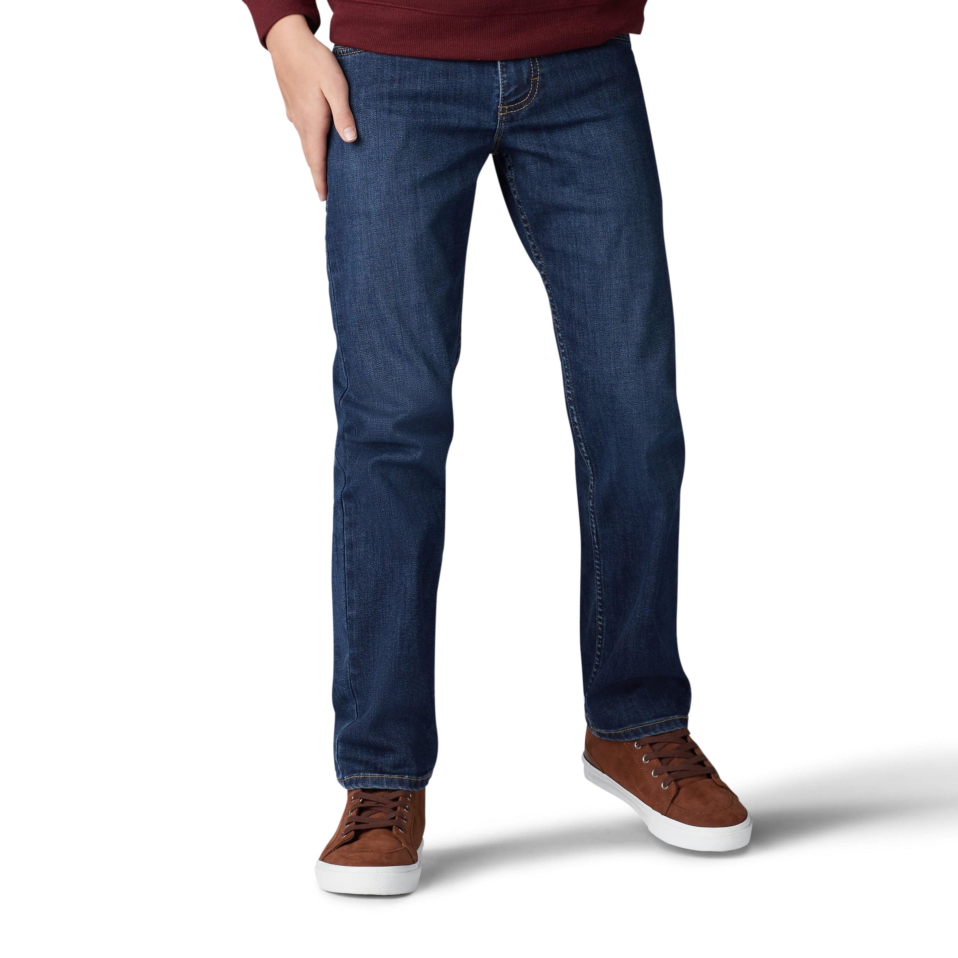 Lee boy's X-Treme Comfort Avery Straight Fit Tapered Leg Jeans