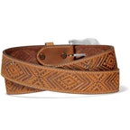 LEEGIN Belts Justin Men's Sequoia Southwestern Bison Belt C21539