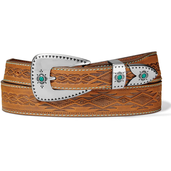 TONY LAMA Top Grain Cow Hide Hand Woven Leather‎ Belt Women\'s Sz 32 Southwestern Tony Lama Women main image 2