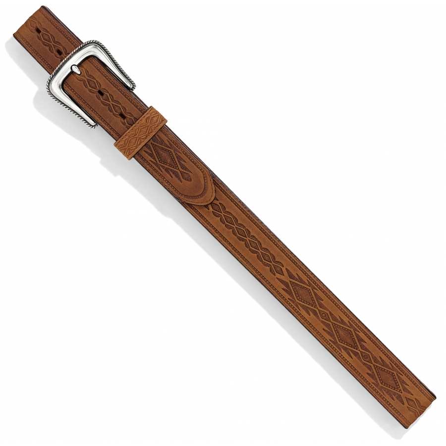 Tony Lama Men's Navajo Blanket Brown Tooled Belt 1369L – Russell's