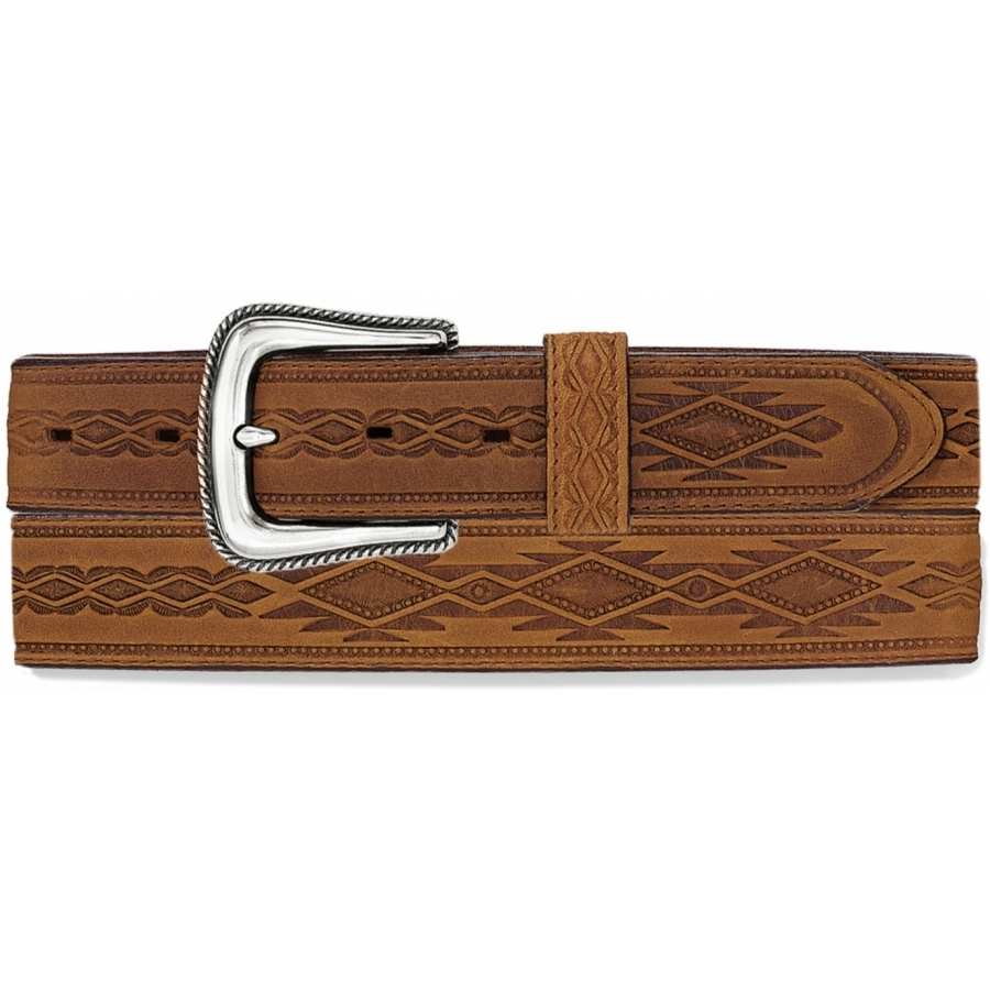 M&F WESTERN Belt Tony Lama Men's Navajo Blanket Brown Tooled Belt 1369L