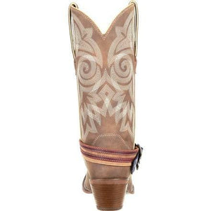 M&F WESTERN Boots Durango Women's Crush Flag Accessory Brown Snip Toe Cowgirl Boots - DRD0208