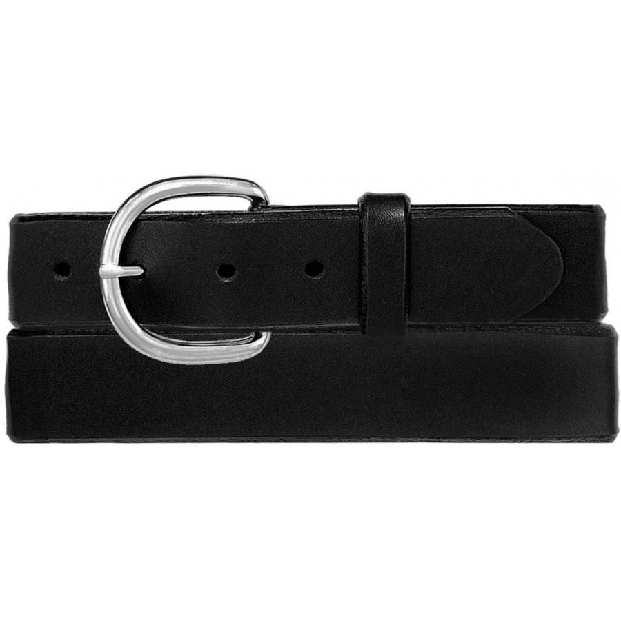 M&F WESTERN Brands Silver Creek Men's Black Leather Belt K1203