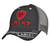 M&F WESTERN Hats Ariat Men's Black/Red Logo Snapback Ball Cap 1515866