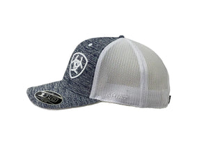 M&F WESTERN Hats Ariat Men's Grey Heather Offset Logo Cap 1504905