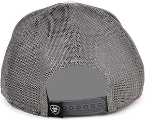 M&F WESTERN Hats Ariat Men's Signature Logo Patch Heather Burgundy Ball Cap A300004809