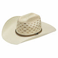 M&F WESTERN Hats M&F Western Unisex Twister Bangor Ivory/Tan Straw Cowboy Hat T71820