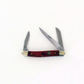 M&F WESTERN Knife M&F Western Elk Ridge 3 Blade Stockman Knife with Brown Pakkawood Handle DKER323W