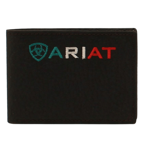 M&F WESTERN Wallet Ariat Men's Mexico Flag Black Wallet A35507282