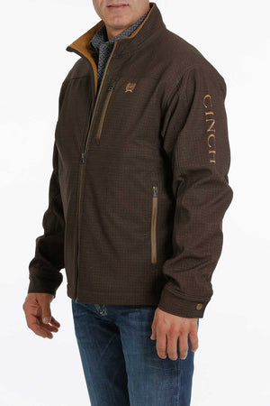 MILLER INTERNATIONAL Outerwear Cinch Men's Concealed Carry Brown Bonded Jacket MWJ1537003