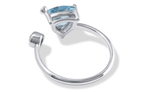 MONTANA SILVERSMITHS Jewelry Montana Silversmiths Azure Trillion Wrap Ring RG4756