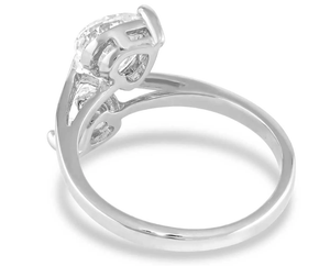 MONTANA SILVERSMITHS Jewelry Montanta Silversmiths Women's Lily Pad Crystal Wrap Ring RG5197