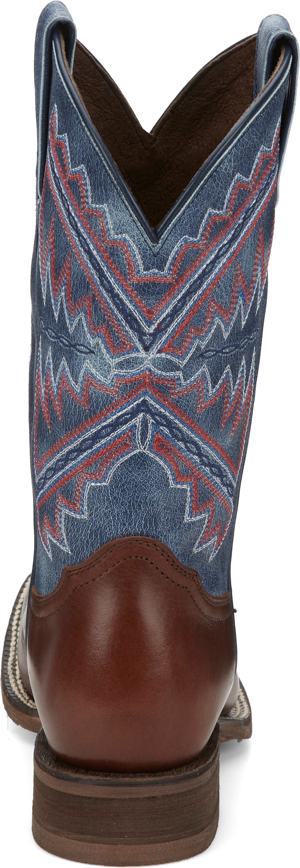 Nocona Women's Hero Naida Blue Square Toe Western Boots