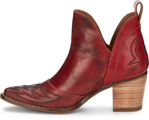 Nocona Boots Nocona Women's Micki Cowhide Red Fashion Booties ME1922