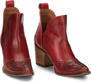 Nocona Boots Nocona Women's Micki Cowhide Red Fashion Booties ME1922