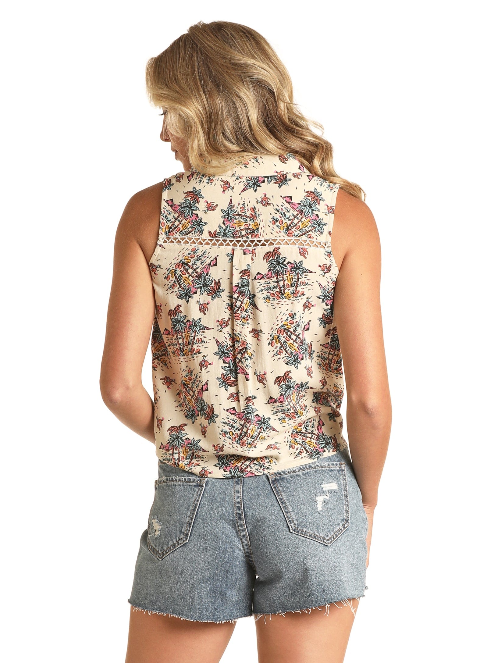 PANHANDLE SLIM Ladies - Shirt - Woven - Short Sleeve RRWSSDR182