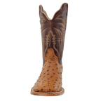 R WATSON BOOTS Boots R. Watson Men's Antique Saddle Full Quill Ostrich Western Boots RW4506-2