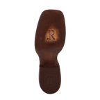 R WATSON BOOTS Boots R. Watson Men's Chocolate/Kango Tabac Bruciato Full Quill Ostrich Western Boots ZM1016-2