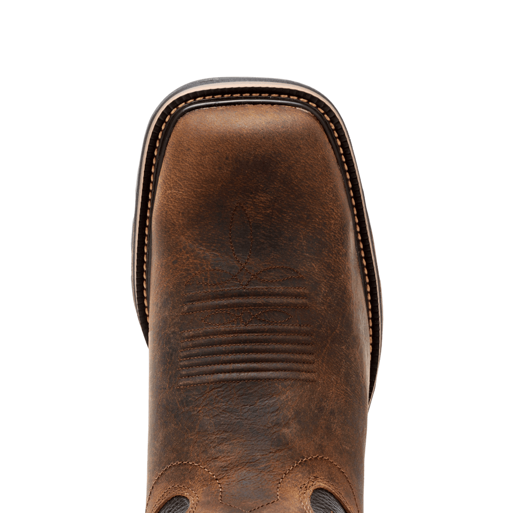 R WATSON BOOTS Boots R. Watson Men's Coffee Distressed Waterproof Steel Toe Work Boots RW1012-STWP