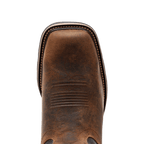 R WATSON BOOTS Boots R. Watson Men's Coffee Distressed Waterproof Steel Toe Work Boots RW1012-STWP