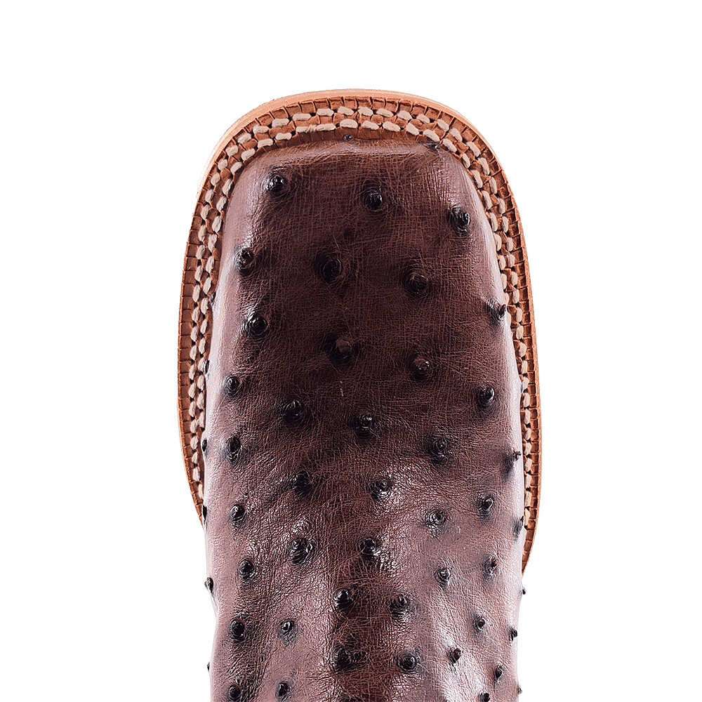 R WATSON BOOTS Boots R. Watson Women's Kanga Tabaco Full Quill Ostrich Exotic Western Boots RWL4301