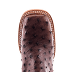 R WATSON BOOTS Boots R. Watson Women's Kanga Tabaco Full Quill Ostrich Exotic Western Boots RWL4301