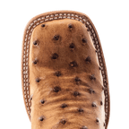 R WATSON BOOTS Boots R. Watson Women's Saddle Bruciato Full Quill Ostrich Western Boots RWL4304