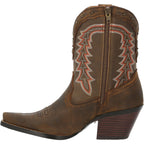 ROCKY BRANDS Boots Crush™ by Durango® Women's Roasted Pecan Western Bootie DRD0430