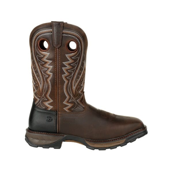 Durango Maverick Chocolate Brown Steel Toe Western Work Boot - Western Wear, Inc.